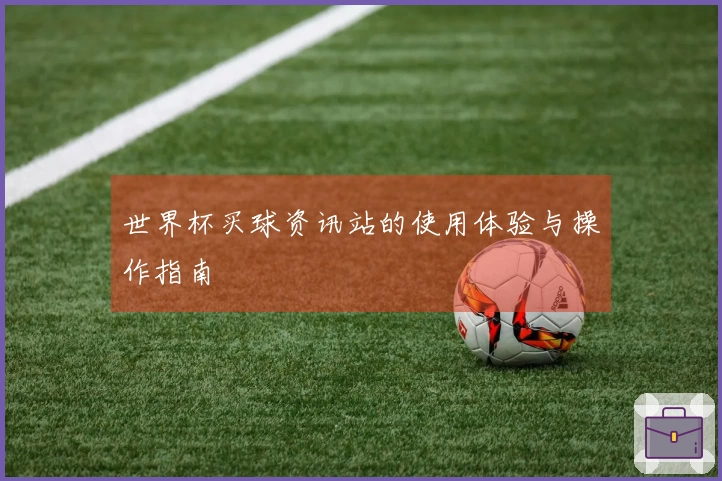 世界杯买球资讯站的使用体验与操作指南